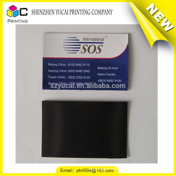 Заводская печать офсетной печати роскошная записываемая визитная карточка